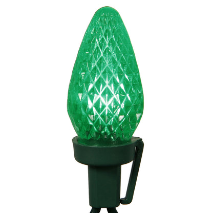 Vickerman 25 Count Commercial-Grade C7 LED Light Strand on Green Wire