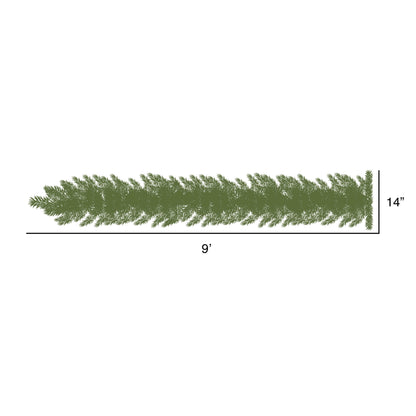 Frosted Douglas Fir Artificial Christmas Garlands