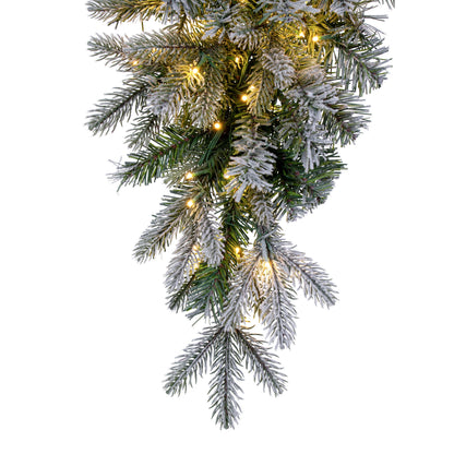 Frosted Douglas Fir Artificial Christmas Swags