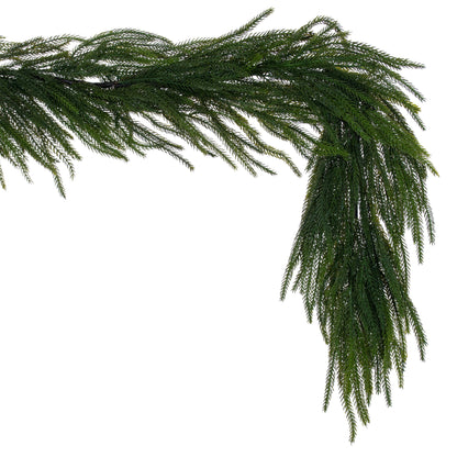 Norfolk Pine Realistic Touch Artificial Christmas Garland