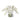 K&K Interiors 16" Real Touch White Orchid Flower Arrangement in Faux Water Glass Vase