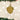 Old World Christmas Small Gold Pine Cone Christmas Ornament