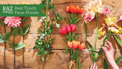 Discover Real Touch Florals by RAZ Imports