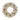 RAZ Imports 5.25" Glittered Gold Holly Wreath with Berries Christmas Ornament