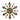 RAZ Imports 9.5" Red and Green Jeweled Gold Snowflake Ornament